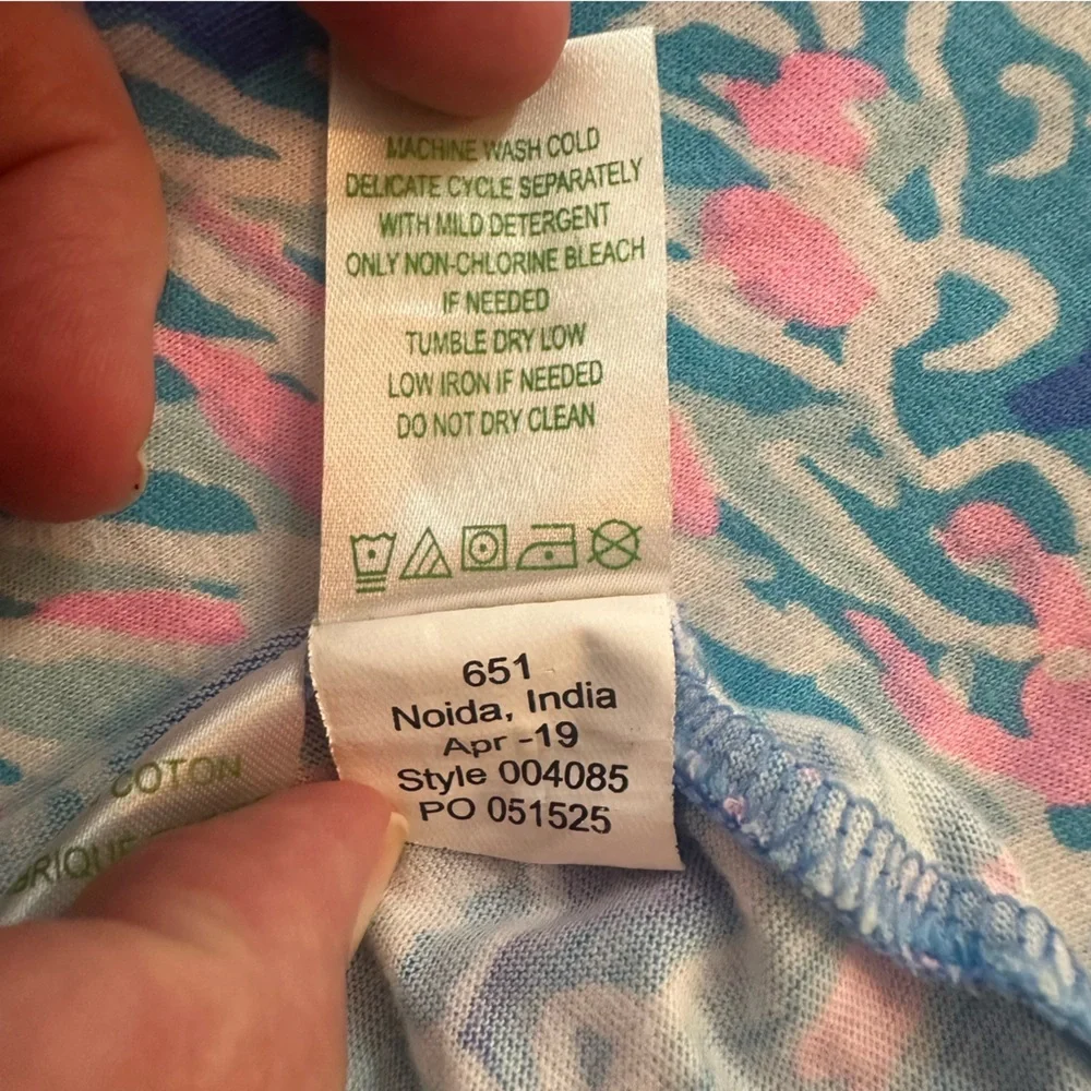 Lilly Pulitzer Mini Essie girls Dress- Blue Haven Pop Up Into The Deep
